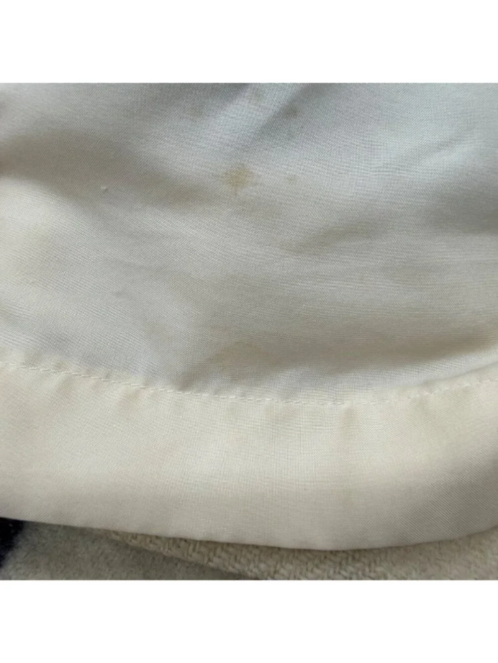 Vintage Hudsons Bay 4 Point Wool Blanket Coat Double Breasted Stripes Canada 70s